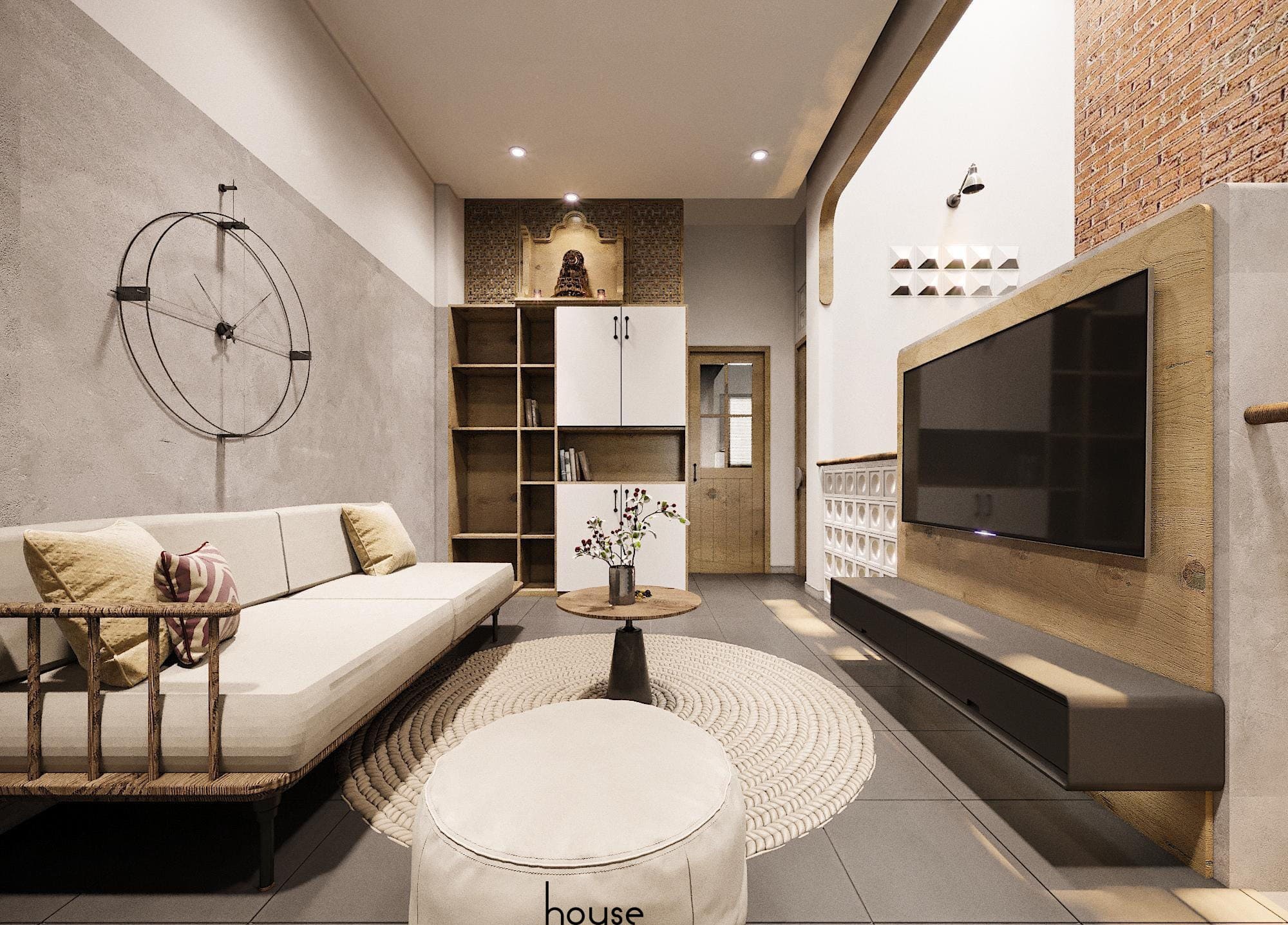 Thiết kế và thi công nội thất nhà phố Song Anh Ninh Thuận