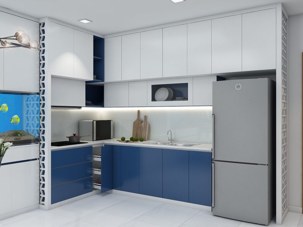 thi công nội thất phòng bếp Phan Rang